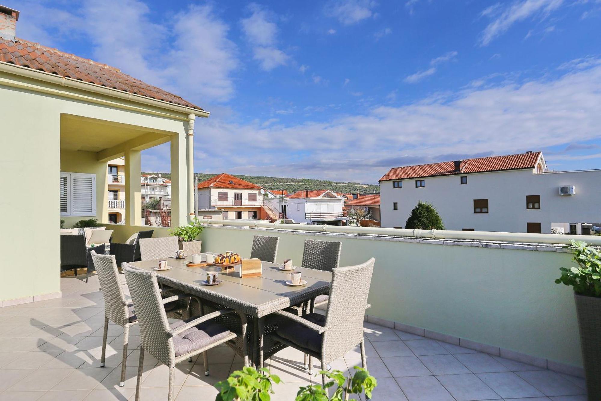 Seaview Apartment Aida Posedarje Luaran gambar
