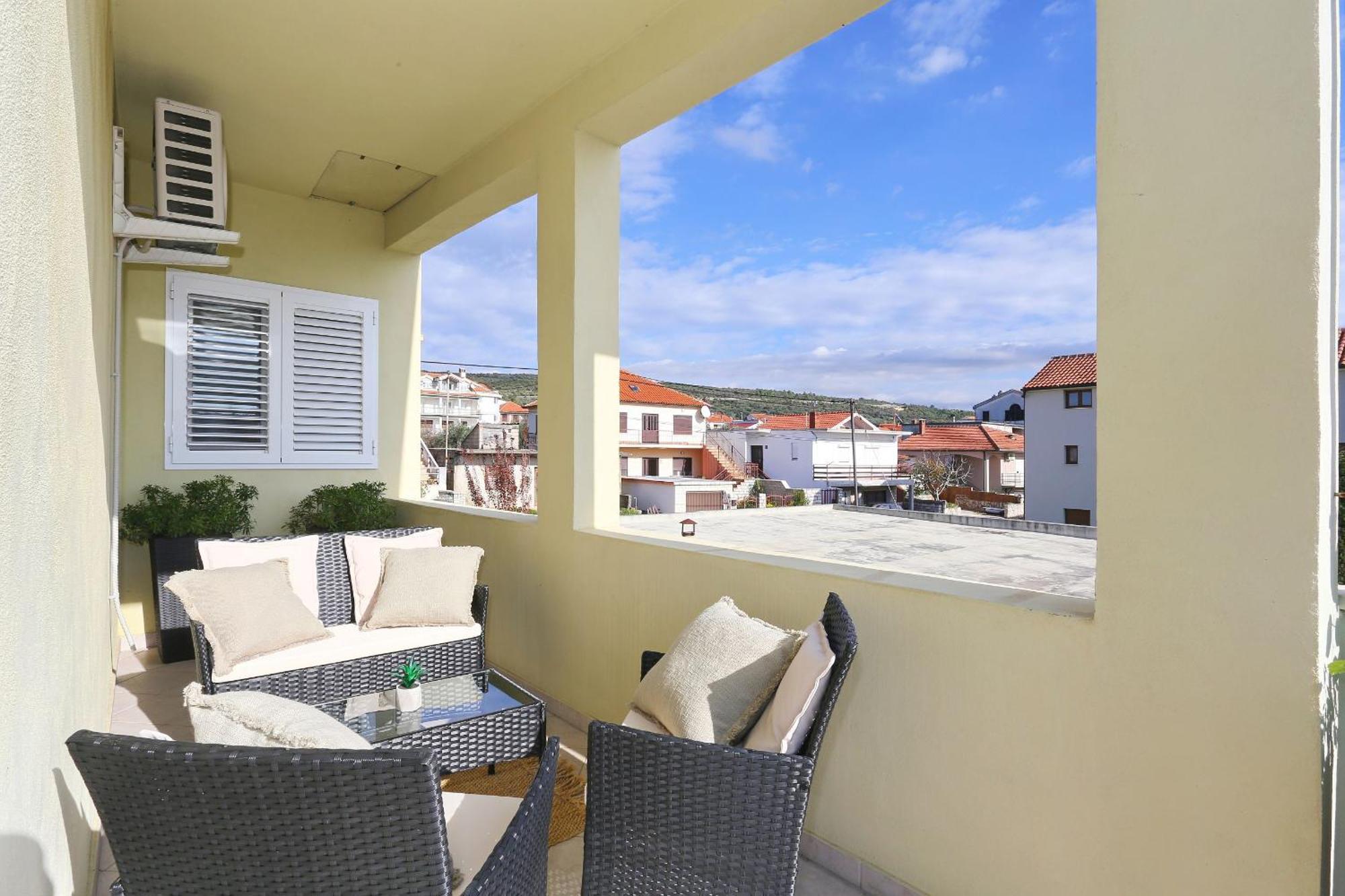 Seaview Apartment Aida Posedarje Luaran gambar